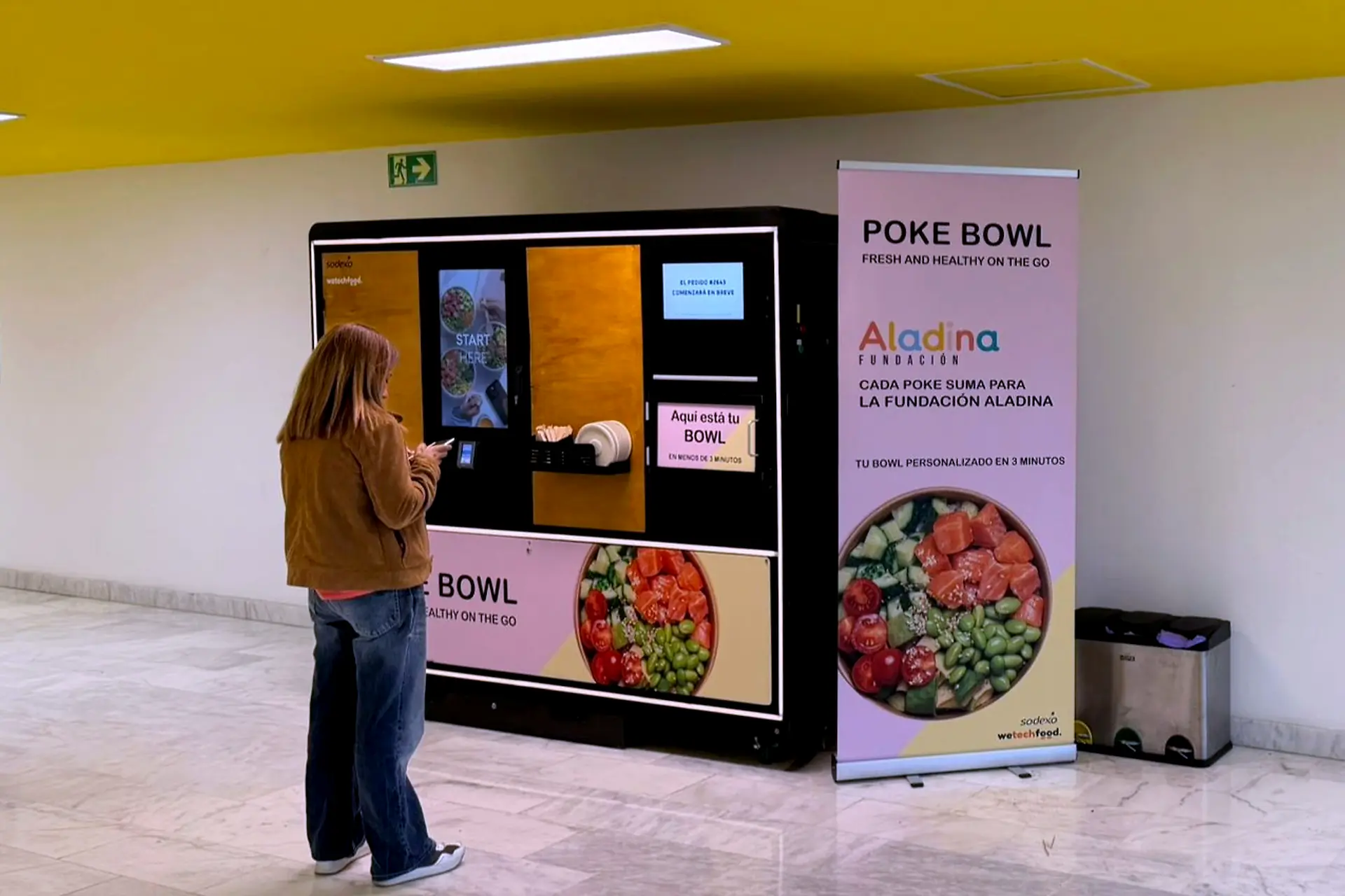 Infinity robot en Hospital Universitario Puerta de Hierro · Sodexo